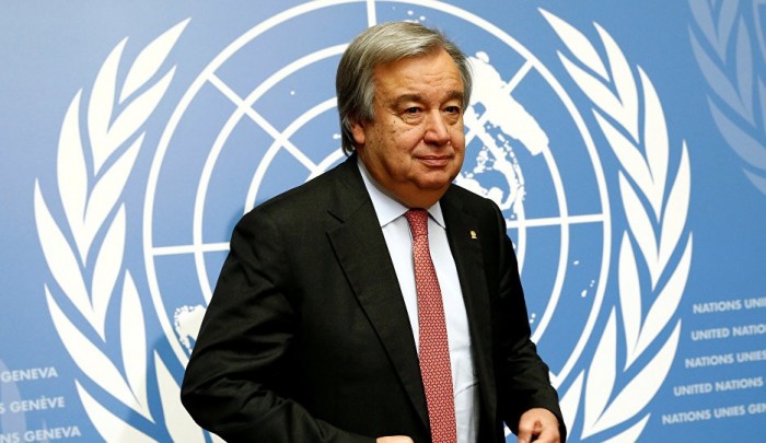 أمين عام الأمم المتحدة أنطونيو غوتيريس