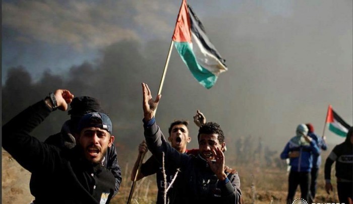 استشهاد فلسطيني شرقي خانيونس ونحو (250) إصابة في مواجهات فلسطين المحتلة