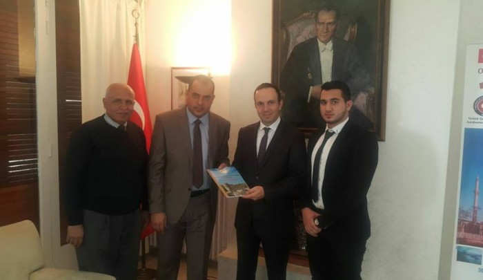 وفد من مؤسسة شاهد مع المستشار الأول في السفارة التركية في لبنان