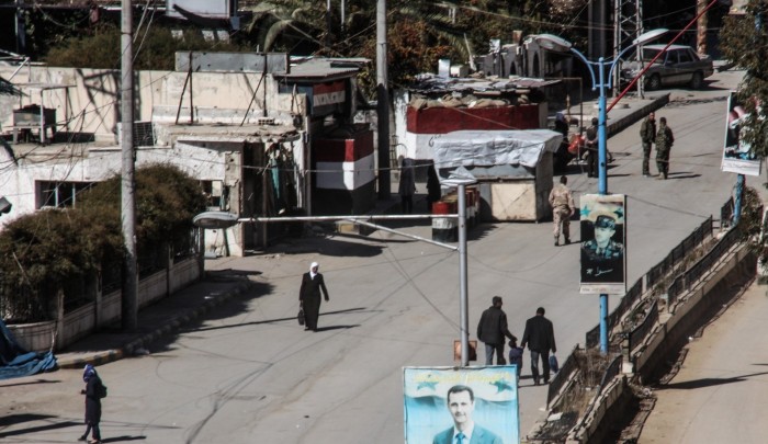 أحد مداخل جنوب دمشق .."أرشيف"