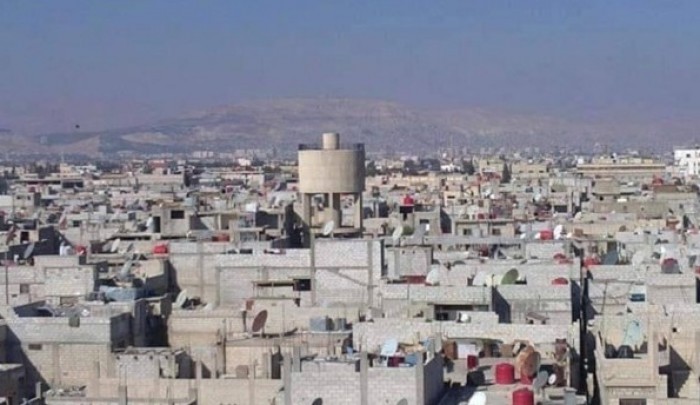 مخيم سبينة للاجئين الفلسطينيين بريف دمشق