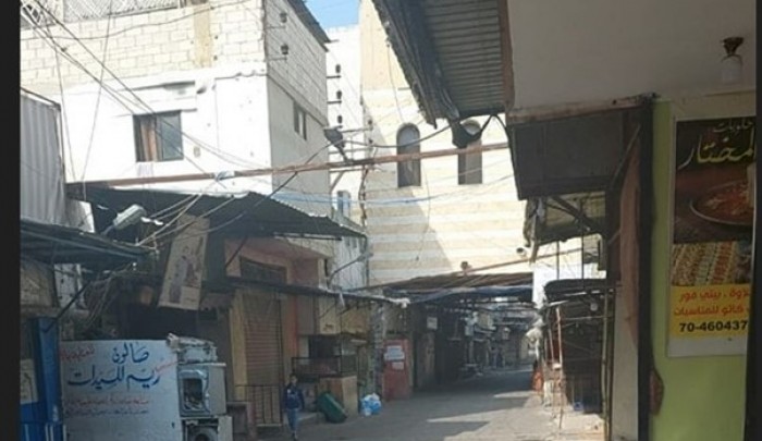 شوارع مخيم عين الحلوة -صيدا