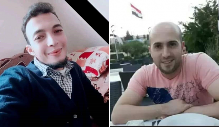 اللاجئان الفلسطينيان عزيز عزّام وعمر أحمد خليفة ضحايا غرق المركب