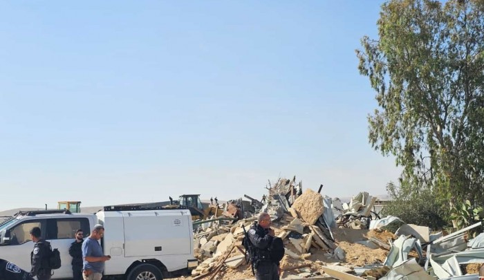 عمليات الهدم في قرية عرعرة بالنقب في الداخل الفلسطيني