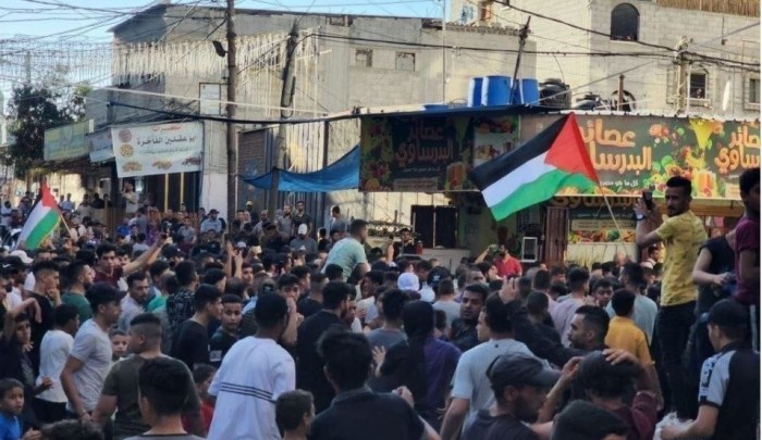 احتجاجات يوم أمس على الأوضاع المعيشيّة في قطاع غزّة