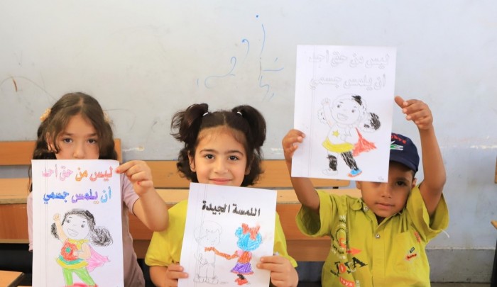 أنشطة للأطفال في مخيم اليرموك