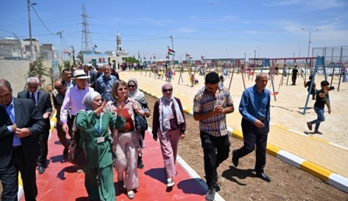 افتتاح حديقة وملعب مخيم الحصن في حزيران الفائت