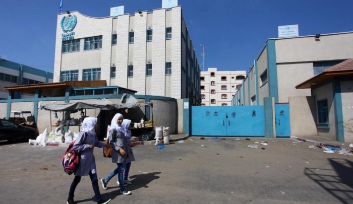 تعبيرية – إحدى مدارس أونروا في غزة
