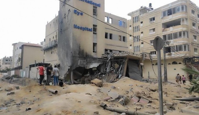 مشفى العيون في حي تل الهوى خرج عن الخدمة جراء قصف "إسرائيلي"