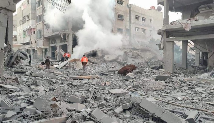 مجزرة في حي الشجاعية شرق غزة خلفت 300 شهيد مع تدمير 50 عمارة ومنزلاً