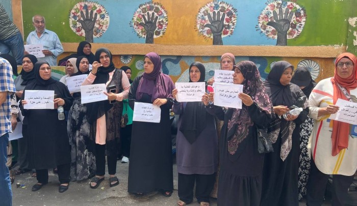 من اعتصام سابق رفضاً لدمج المدرسة