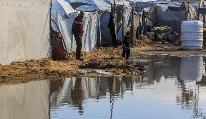 كارثة إنسانية يعيشها آلاف المازحين في قطاع غزة مع قدوم فصل الشتاء