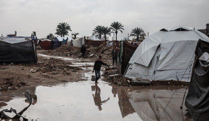 مخيم البريج وسط قطاع غزة