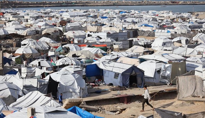 خيام النازحين في غزة