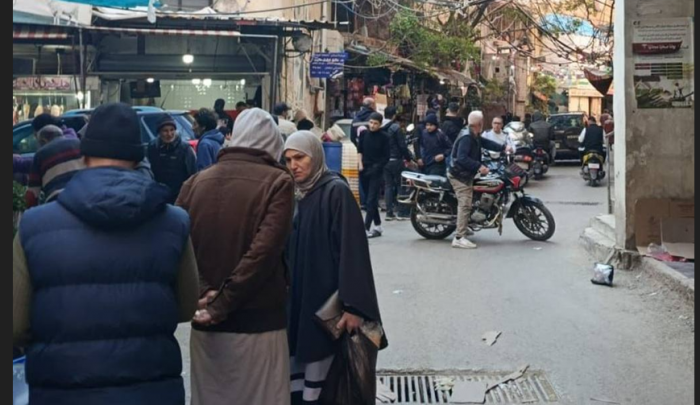 حركة نزوح في مخيم البرج البراجنة للاجئين الفلسطينيين