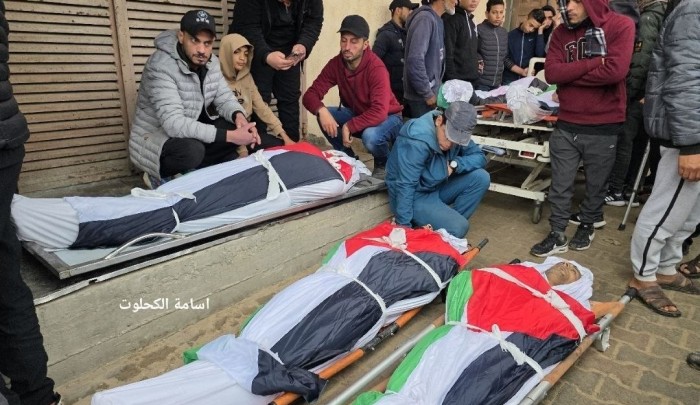 تشييع شهداء مخيم المغازي ظهر اليوم