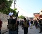 انتشار لعناصر الأمن الوطني في أحد شوارع المخيم، صورة أرشيفية