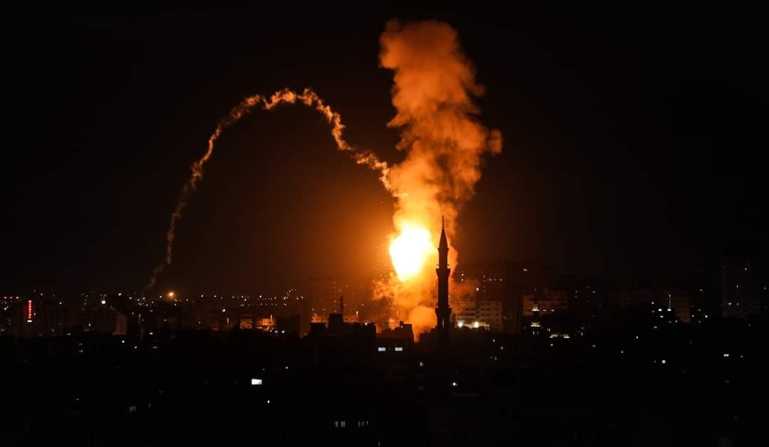 قصف غزة القصف العدوان الاحتلال غارات.jpg