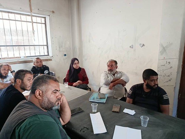 مخيم درعا اجتماع لجنة اللاجئين الفلسطينيين العرب 1.jpg