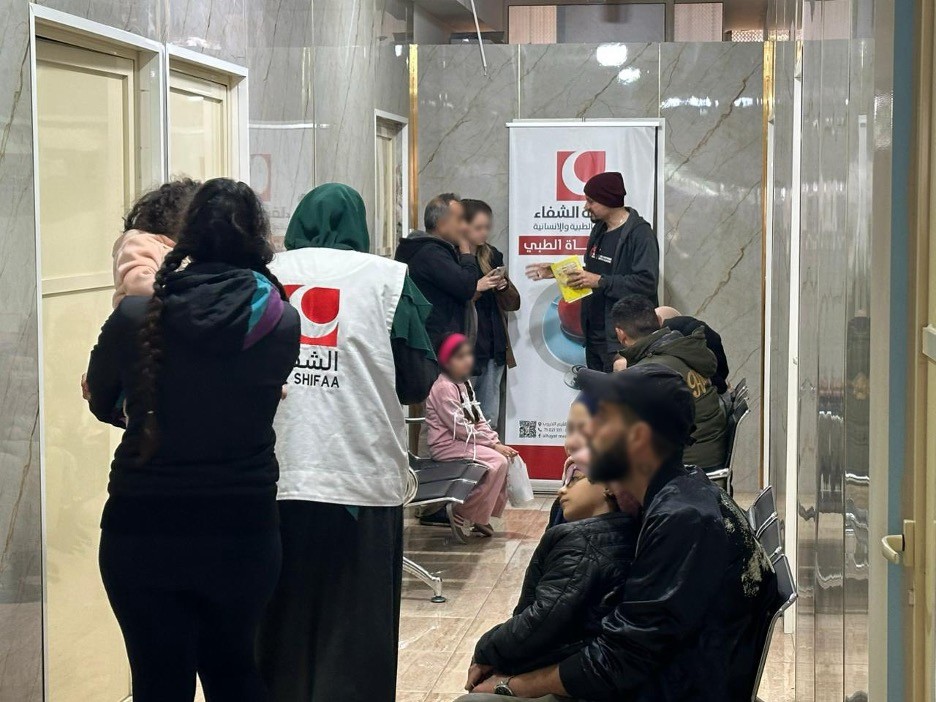 جمعية %22الشفاء%22 تنفّذ يوماً صحيّاً مجانيّاً في وادي الزينة لدعم النازحينن.jpg